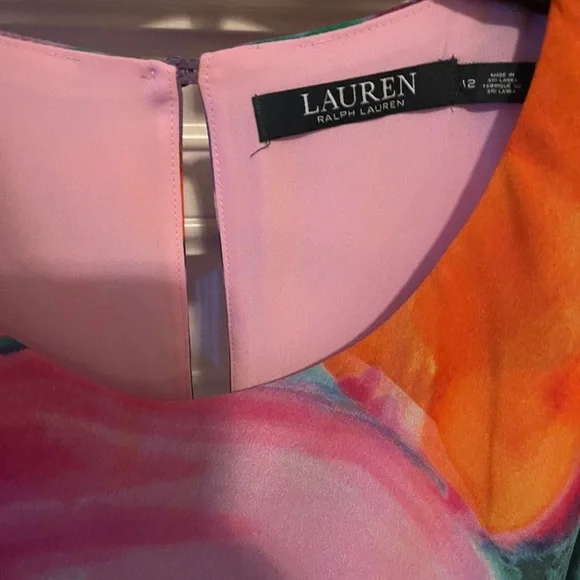 Lauren Ralph Lauren floral dress - size L - new - Picture 2 of 6